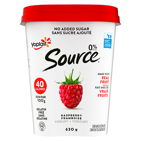 Raspberry-flavored yogurt options