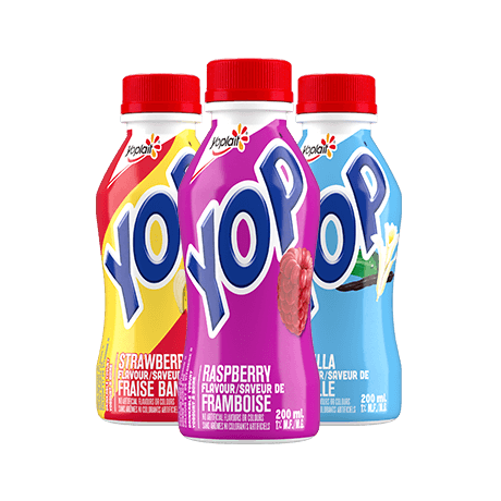 Yoplait Canada procède proactivement au rappel volontaire préventif de yogourts à boire YOP 200 ml, toutes saveurs confondues.